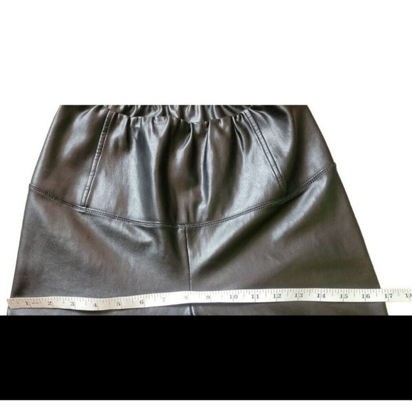 Aritzia Wilfred Free Black Daria Pant High-waisted Vegan Leather leggings XS - Picture 11 of 12